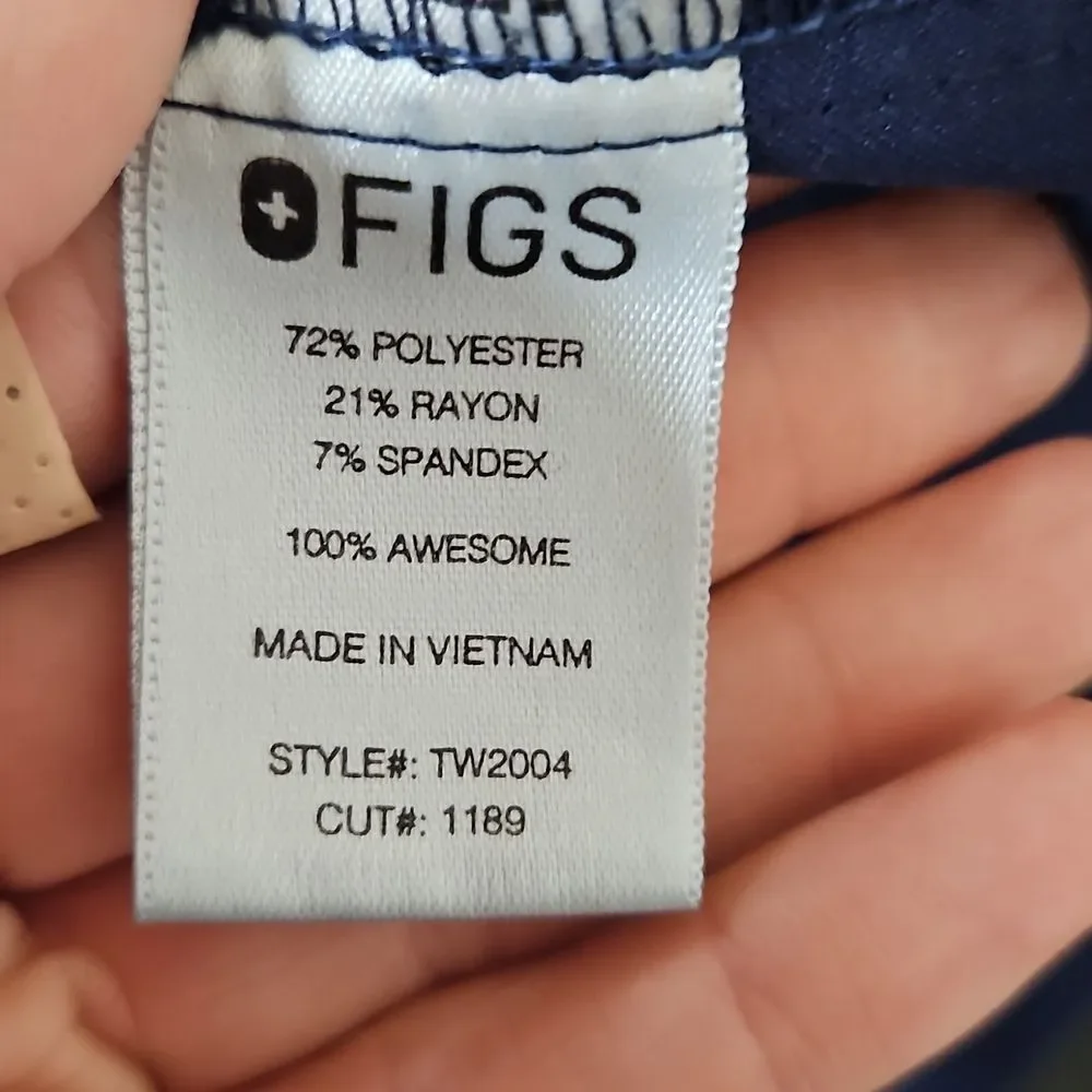 Figs Womens Technical Collection Navy Blue Rama Crewneck Size S Medical Clean